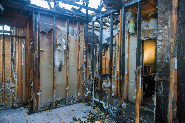 Professional Fire Damage Removal technician working in Simpsonville, SC